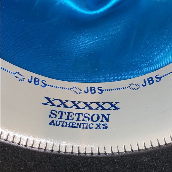 STETSON COWBOY BLACK HAT - Picture 7 of 9